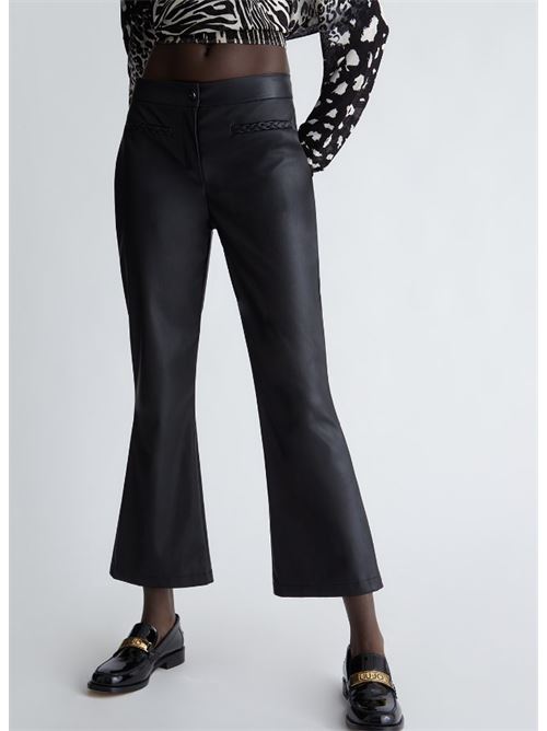 Flared trousers in coated fabric Liu Jo | WF3045E0392.22222